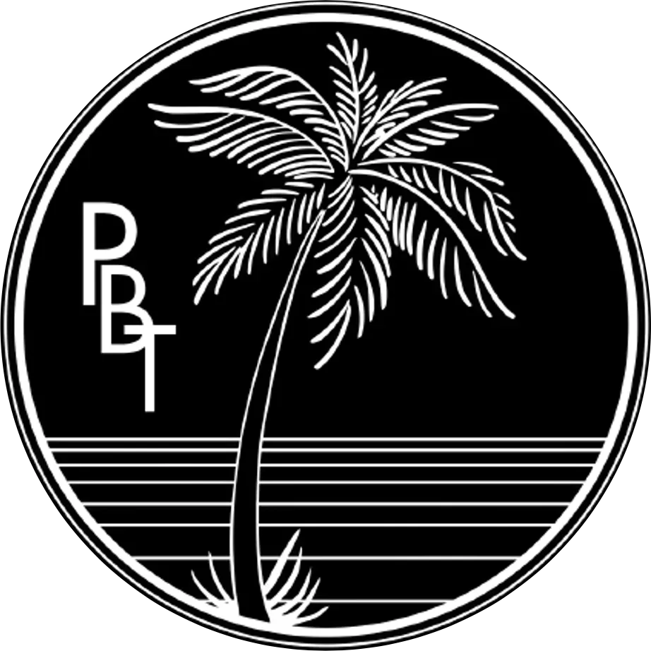 PBT palm tree logo